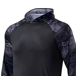 รับผลิตเสื้อฮู้ดตกปลาป้องกันรังสียูวีแบบกำหนดเอง ผ้าคุณภาพสูง 180 GSM ผลิตจำนวนมากภายใต้แบรนด์ของคุณเอง - Product Image 5
