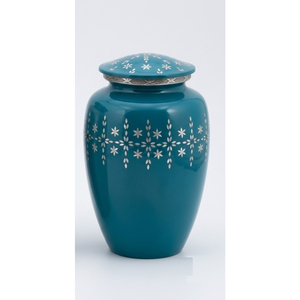 Handcrafted Diamond Cut Aluminum Cremation <b>Urns</b> For Human Adult Ashes <b>Large</b> Memorial Funeral <b>Urn</b> With Lid Metal Cremation <b>Urns</b> - Product Image 2