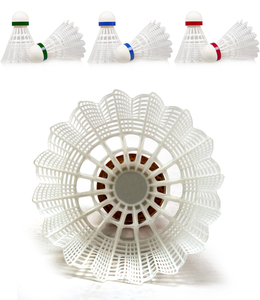 ลูกขนไก่แบดมินตันไนลอนสีเหลืองฝึกไนล่อนราคาถูก - Product Image 5