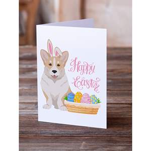 แปลกๆคอร์กี้การ์ดอวยพรอีสเตอร์คาร์ดิแกน A7เปล่า8ใบพร้อมซองจดหมายขนาด5x7 - Product Image 2