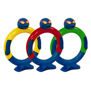 Bouée de natation en caoutchouc écologique en forme de dauphin pour enfants de 3 ans et plus, jouet de plage et de piscine - Grande Vente - Product Image 1
