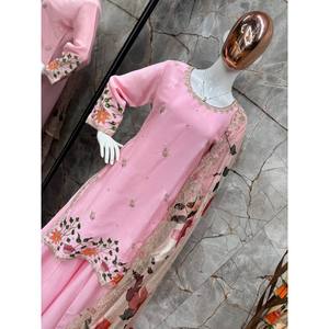 Conjunto de Traje de Chifón de Diseño para Fiestas con Bordado de Lentejuelas - Product Image 3