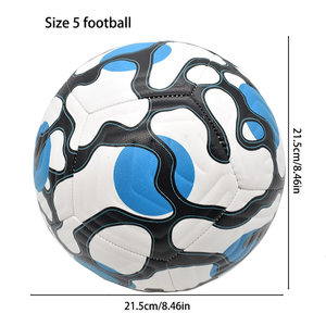 Ballons de football taille 5, cousus à la machine, en matériau PU, pour matchs sportifs et entraînements, football, voetbal - Product Image 3