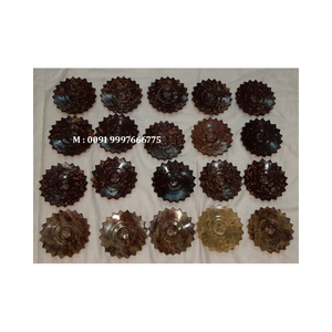 Support pour bâtonnets d'encens en pierre ollaire naturelle de forme ronde avec surface lisse et brillante, design floral fait à la main, à utiliser pour offrir en cadeau - Product Image 4