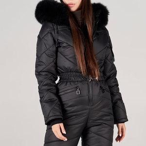 Traje de Esquí y Snowboard para Mujer, Impermeable, Cortavientos, Chaqueta y Pantalón Térmicos Gruesos - Product Image 4