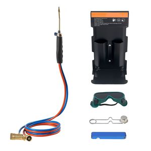 Kit de soplete de oxígeno y propano, soplete de latón para soldar con manómetros duales, herramienta portátil de soldadura Oxy MAPP - Product Image 1