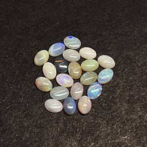 Ópalo Australiano Blanco Natural, Cabujón Ovalado, Piedra Preciosa Suelta de 5*7 MM, Certificado IGI, Alta Calidad, para Joyería, Pendientes, Fabricación de Colgantes - Product Image 1