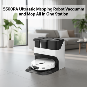 Robot Aspirador y Fregador Ultrasónico 5500Pa, Todo en Uno - Product Image 3