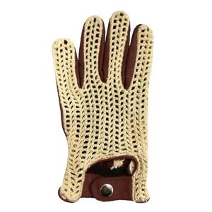Guantes de Conducción de Cuero Personalizados para Invierno con Orificios para los Nudillos, Correa de Muñeca Ajustable y Elástica para Conductores y Motociclistas - Product Image 5