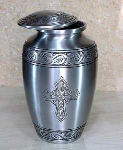 Elegant Beaded <b>Memorial</b> Urn Handmade Ashes Keepsake for Home Display and Tribute At Best Price - Product Image 4