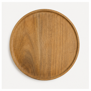 Wholesale Luxury Round Wood Charger <b>Plates</b> for Wedding Party Table <b>Decoration</b> Handcrafted Natural Acacia Serving <b>Plate</b> - Product Image 1