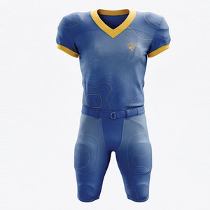 Premium Sublimated American Football Uniform Lightweight <b>Athletic</b> Jersey And Pants Designed For Training And Competition - Product Image 1