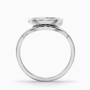 Marquise Cut Moissanite <b>Ring</b> 925 Sterling <b>Silver</b> Yellow Gold Plated Vintage Inspired <b>Solitaire</b> Engagement Elegant Wedding <b>Ring</b> - Product Image 2