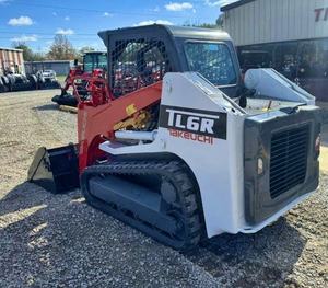 Minicargadora de orugas Takeuchi TL6R con motor diésel, color blanco, equipo de construcción en venta - Product Image 1