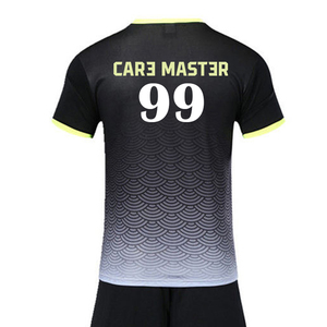 ชุดยูนิฟอร์มฟุตบอลคุณภาพสูง แขนสั้น ระบายอากาศ แห้งเร็ว ผลิตจากโพลีเอสเตอร์ 100% พร้อมบริการสกรีนโลโก้ตามสั่ง - Product Image 6