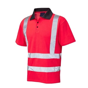 Camiseta Polo de Seguridad Reflectante de Alta Visibilidad para Hombre y Mujer, ANSI Clase 1 EN ISO 3, Impermeable, con Logotipo Personalizado - Product Image 1