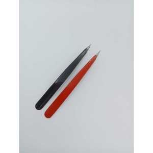 Eyelash Tweezers Straight Precision Beauty <b>Lash</b> Tool Durable Stainless Steel Professional Quality - Product Image 1