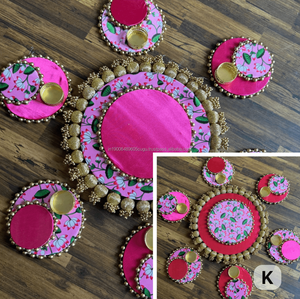 Indian Handmade Rangoli <b>Tealight</b> Set Festive Diwali <b>Candle</b> Holder for Home Office Christmas Decor Wedding Favor Gift - Product Image 2