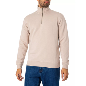 Camiseta Deportiva Personalizada OEM para Hombre, con Cierre de Cremallera, de Secado Rápido, Manga Larga, Transpirable, Tejido Elástico, 100% Poliéster - Product Image 4