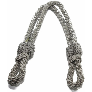 สายรัดหมวกแบบกำหนดสีเองได้ วัสดุลวดหรือด้ายโลหะ ไหมไมลาร์ ทำด้วยมือ สำหรับหมวกและเครื่องประดับ - Product Image 6