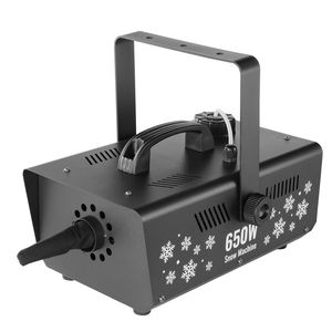 Macchina della Neve Portatile Premium 650W con Telecomando Wireless, Serbatoio da 1L, Alta Produzione di Fiocchi di Neve Artificiali per Illuminazione Scenica - Product Image 1