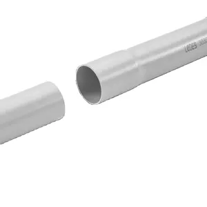 Usine de tuyaux en PVC approuvé par la CSA Ledes Tube en plastique de 1 2 3 pouces Fabricant de tuyaux de conduits électriques en PVC rigide