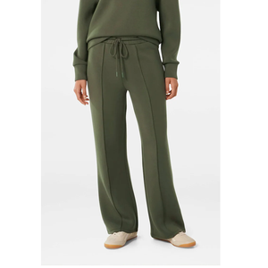 Conjunto Deportivo Verde Oliva para Mujer, Sudadera con Cierre de Media Cremallera, Pantalones Anchos, Corte Holgado Informal, Manga Larga, Color Sólido, Ropa de Otoño, OEM - Product Image 1