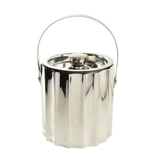Cubo de Hielo de Acero Inoxidable de Diseño de Lujo con Tapa, Utensilios de Bar para Fiestas en Casa y Bodas, Enfriador de Vino y Champán - Product Image 1