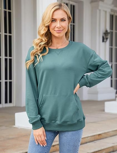 Sweat-shirt surdimensionné respirant en polaire à impression personnalisée pour femmes, style hiver le plus récent - Product Image 6