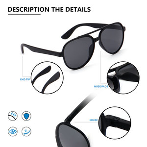 Gafas de Sol Clásicas de Doble Puente de Aviación a Bajo Precio, Gafas de Sol Promocionales con Logotipo Personalizado para Regalo - Product Image 4