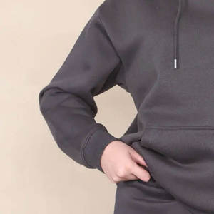 Conjunto de Sudadera con Capucha y Pantalones Cortos para Mujer, Estilo Casual de Dos Piezas, Top de Algodón, Pantalones Cortos con Cintura Elástica, Ropa Urbana de Verano - Product Image 5