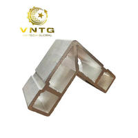 Conector de Esquina de Aluminio para Puertas y Ventanas, 31x55mm, Abrazadera de Esquina para Sistema de Montaje Solar de Aluminio