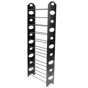 Scarpiera Moderna Regolabile a 10 Ripiani Stile Rustico, Mobile Impermeabile per la Casa - Product Image 4