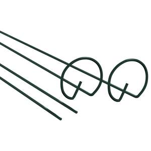 Juego de 20 Estacas de Acero Duraderas de 16 Pulgadas, Color Verde Oscuro, para Plantas, Cercas, Enrejados y Puertas - Product Image 4