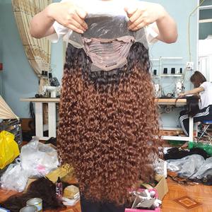 Cheveux bouclés eurasadiens 100 % naturels non traités, cheveux Remy vietnamiens, trame simple, tissage de cheveux 100 % humains, toutes les couleurs disponibles - Product Image 3