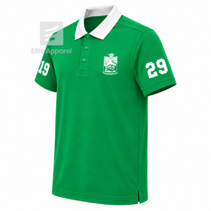 Custom Iota Phi Lambda Sorority Breathable <b>Polo</b> <b>Shirt</b> with Embroidered Logo Front green <b>White</b> casual short Sleeve for Female - Product Image 2