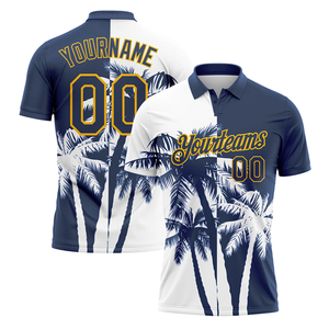 Polos de Golf Personalizados con Bordado y Sublimación en Poliéster para Hombre, Jersey Transpirable de Alta Calidad en Tejido de Algodón y Spandex de Secado Rápido - Product Image 5