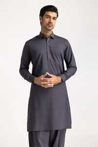 Salwar Kameez brodé élégant, vêtements traditionnels indiens et pakistanais pour hommes, vêtements culturels haut de gamme pour hommes, robe de mariage et de festival - Product Image 3