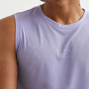 Débardeur Homme Tricoté Respirant Couleur Unie Haute Qualité Coupe Décontractée Sans Manches pour Fitness Entraînement Décontracté Maison Rue - Product Image 5