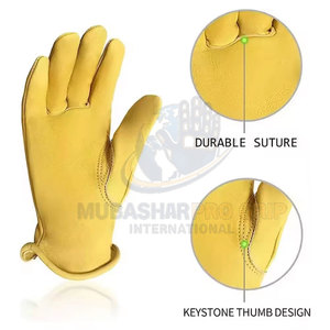 Gants de conduite pour hommes les plus vendus, faible MOQ, en gros, en matériau durable, gants de sécurité pour conducteurs - Product Image 4