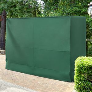 Copertura per Dondolo da Giardino a 3 Posti in Oxford 600D, Impermeabile e Anti-UV, Resistente e Adatta al Giardino, Verde Scuro - Product Image 2