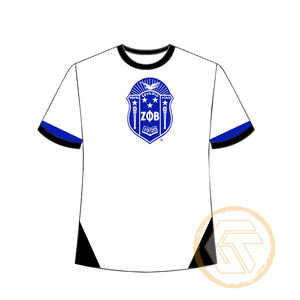 T-shirt décontracté en jersey de coton et polyester respirant de haute qualité avec logo personnalisé Zeta Phi Beta pour femmes, vêtements de sororité, vente en gros - Product Image 5