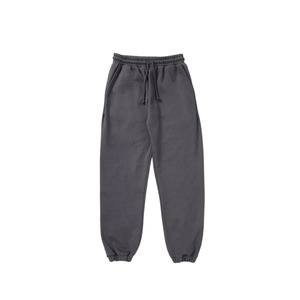 Pantalon de sport décontracté pour homme, taille élastique, coupe mi-haute, séchage rapide et respirant, 100 % coton, coupe ample, joggers en coton lavé - Product Image 5