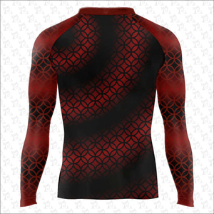 Custom logo Sublimation Long Sleeve Unisex Jiu Jitsu Martial Arts Breathable Rash Guards Quick Dry Spandex/Polyester Custom - Product Image 5