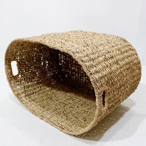 Oval seagrass <b>basket</b> <b>with</b> <b>lid</b> Handmade Storage <b>Basket</b> Wholesale eco-friendly Made Viet Nam - Product Image 4