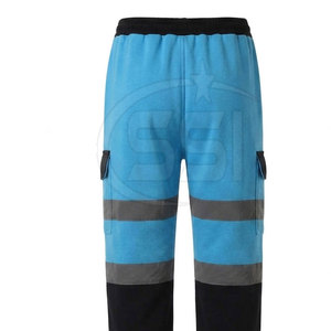 Industrial Safety Jogger Pant ANSI Class 2 Waterproof <b>LED</b> Flash Comfortable Stretch Workwear Bottom Multiple Pockets Daily - Product Image 6