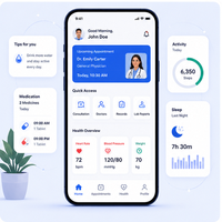 Plateforme SaaS de télésanté avancée : Surveillance à distance des patients, consultation médicale en ligne, analyse en temps réel, accès sécurisé à Internet