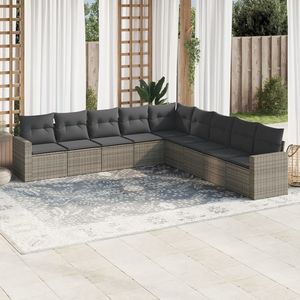 Garden <b>Sofa</b> <b>Set</b> Outdoor Rattan With Cushions Contemporary Design For Patio Or Garden Use - Product Image 1