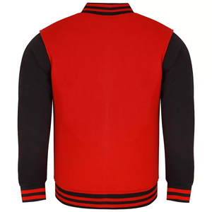 Unisex Classic Custom Canvas Varsity <b>Jacket</b> Fashion Stand Collar <b>Fleece</b> College Baseball Uniforms Hooded Winter Streetwear - Product Image 3