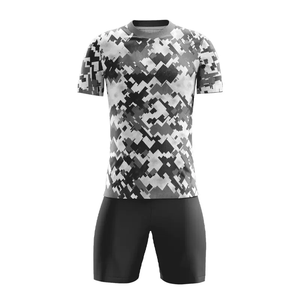Uniforme de Fútbol Ligero y Transpirable, Superventas, con Impresión de Logotipo Personalizado, Manga Corta, Multicolor, Pedidos al por Mayor para la Temporada de Invierno - Product Image 1